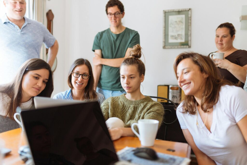 Workers crafting an annual fund strategy