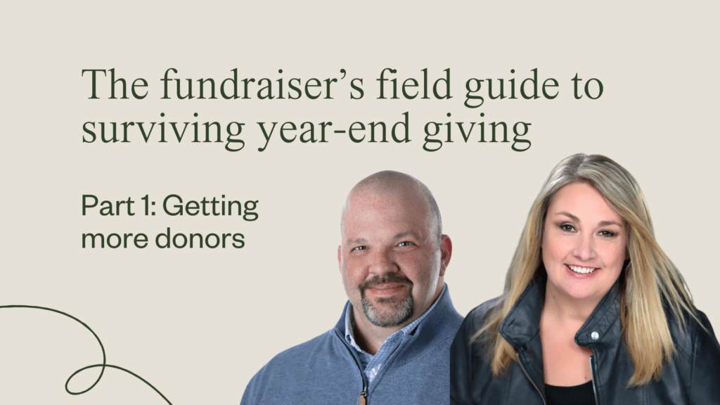 Getting more donors webinar with T Clay Buck and Sam Laprade