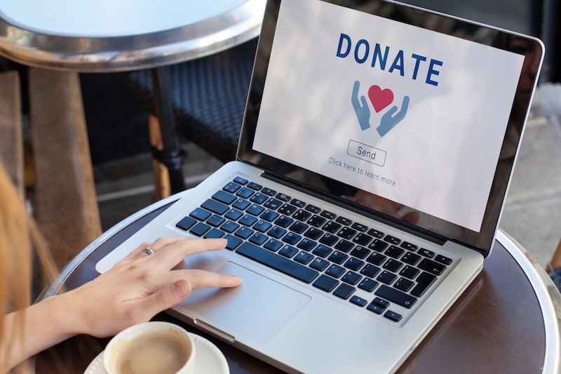 Donor recruited via a peer to peer fundraising website