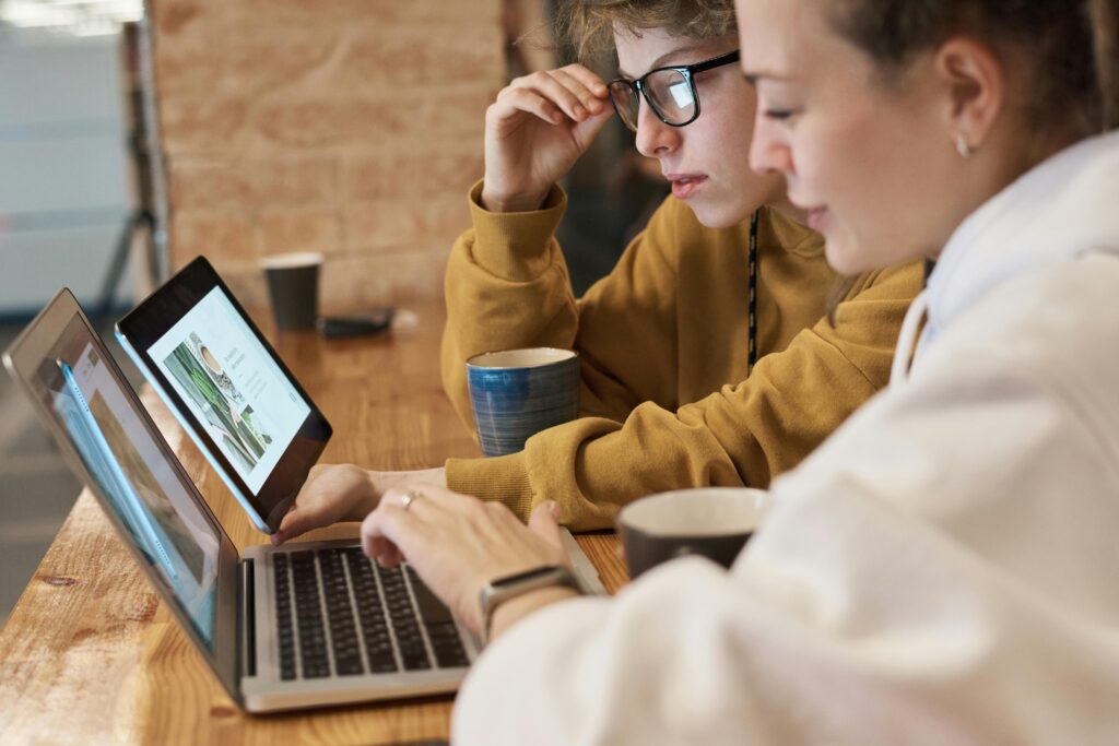 Nonprofit professionals working on their tech stack.