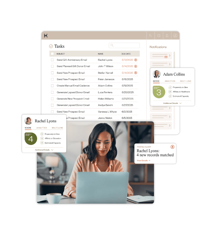 Spot top donors in seconds