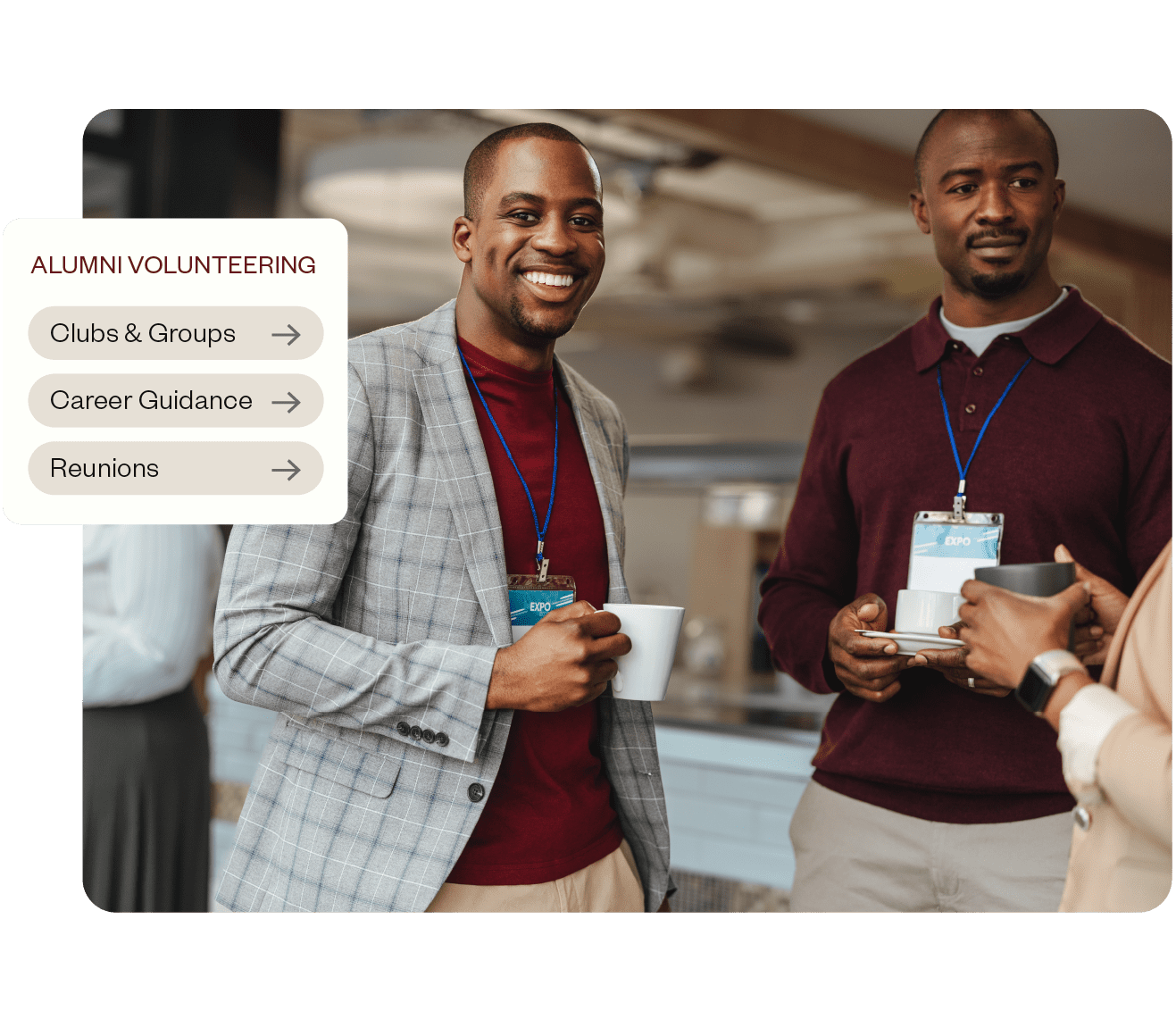 Product shots of Kindsight's Higher education Fundraising Platform
