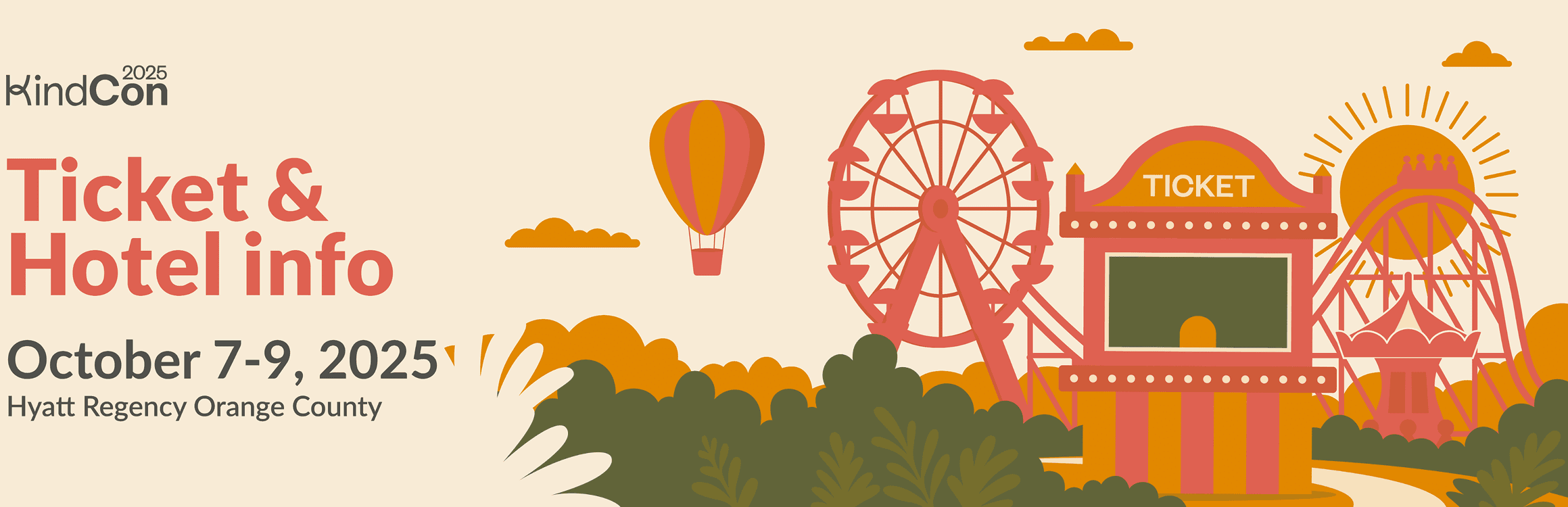 KindCon ticket page header