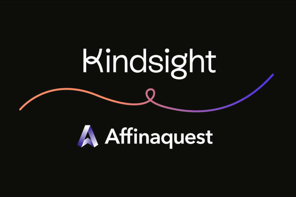 Kindsight and Affinaquest logos