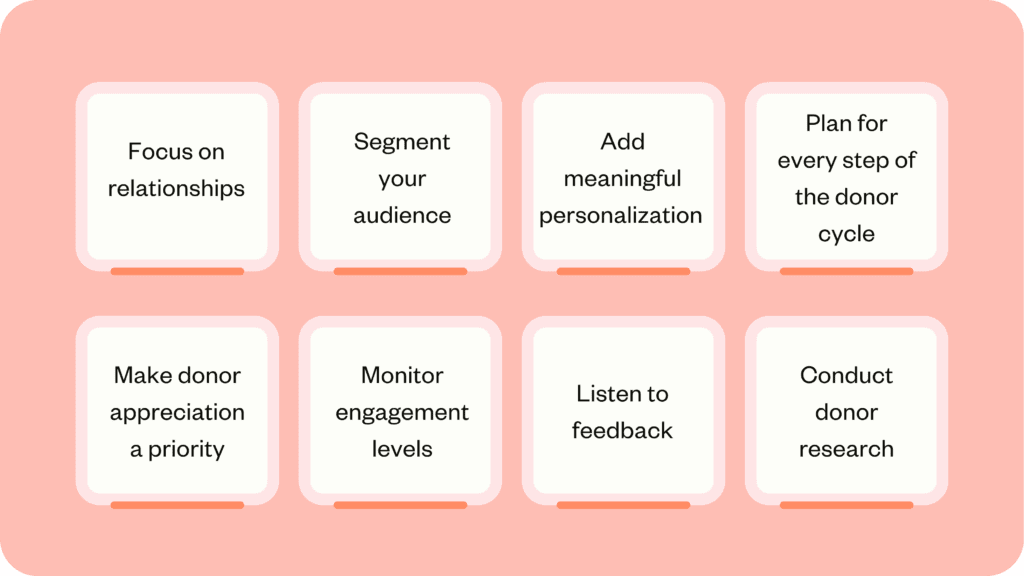 Donor engagement best practices