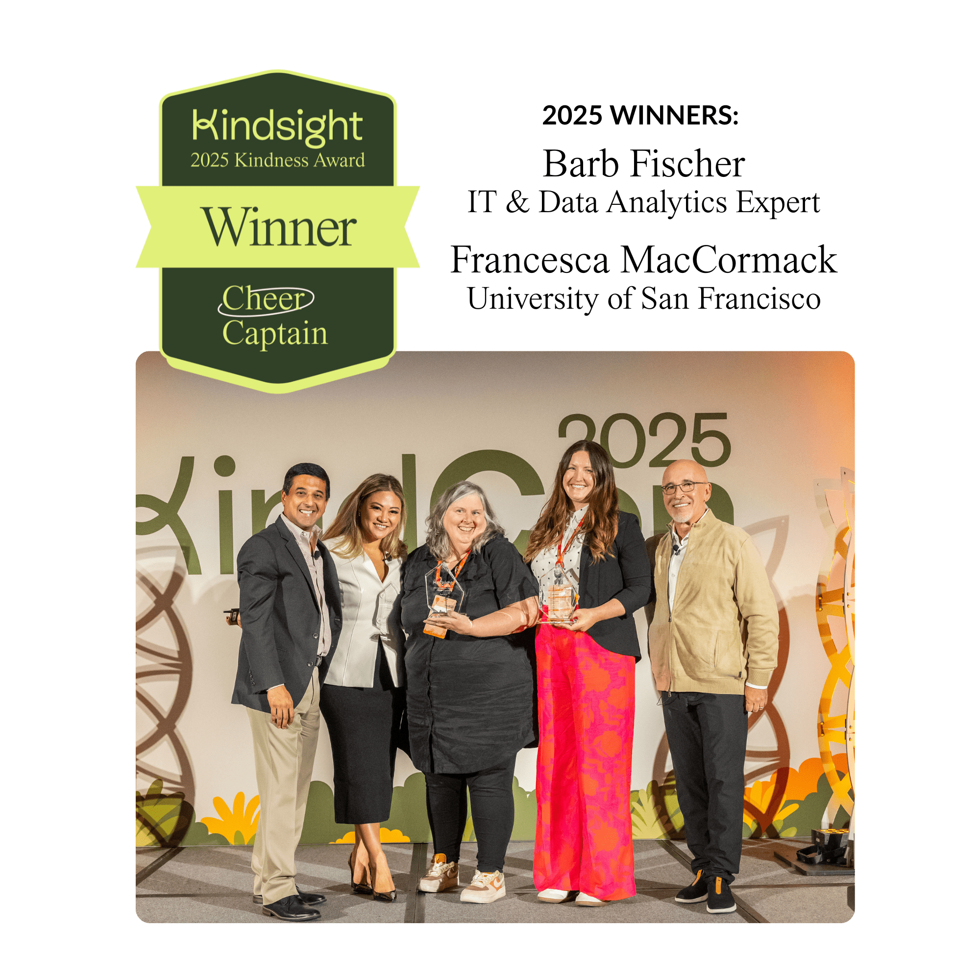 Kindness Awards_Barb Fischer Francesca MacCormack