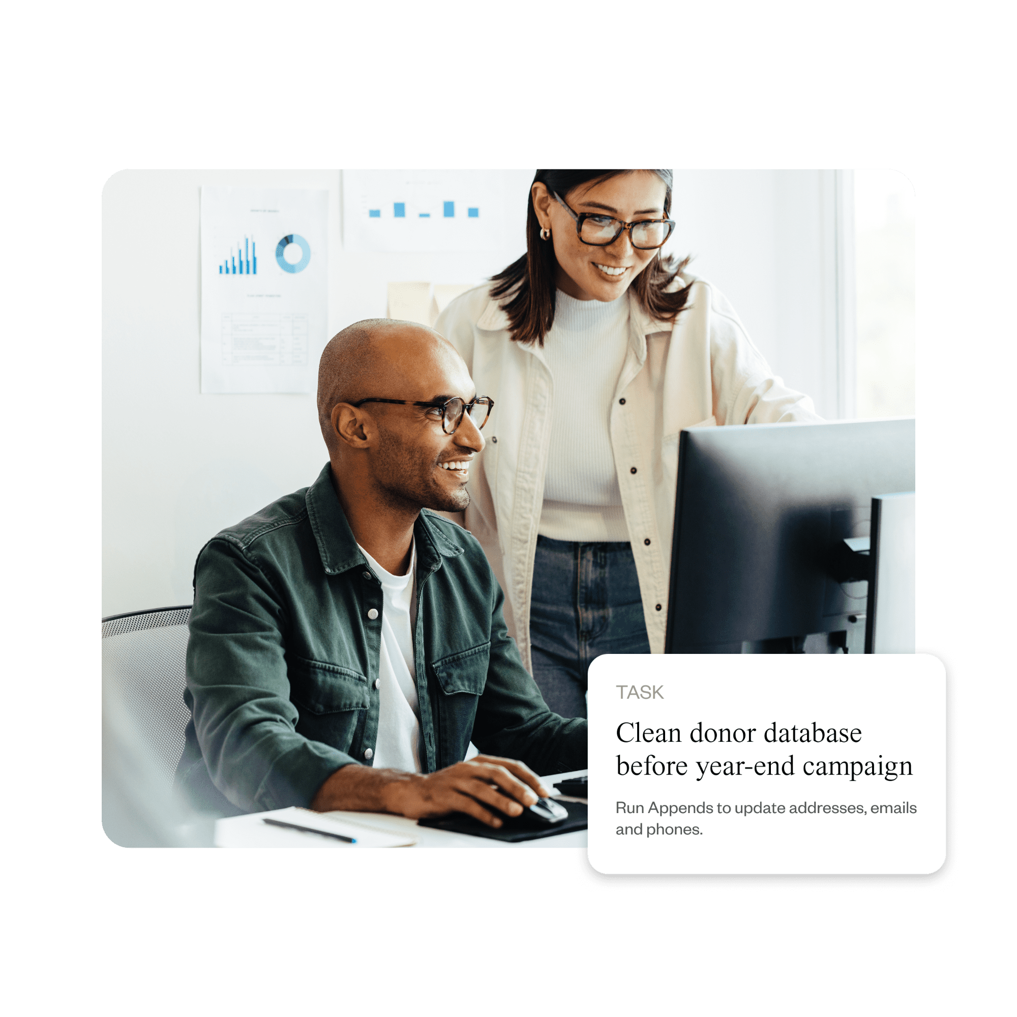 Automated data enrichment for your donor records