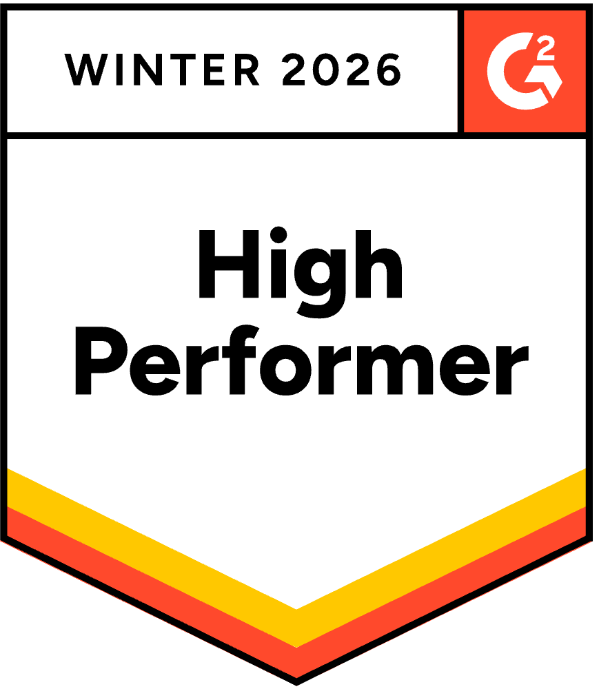 G2 high performer badge