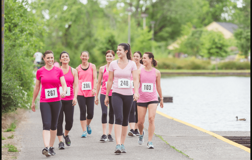 Peer to peer fundraise walkathon