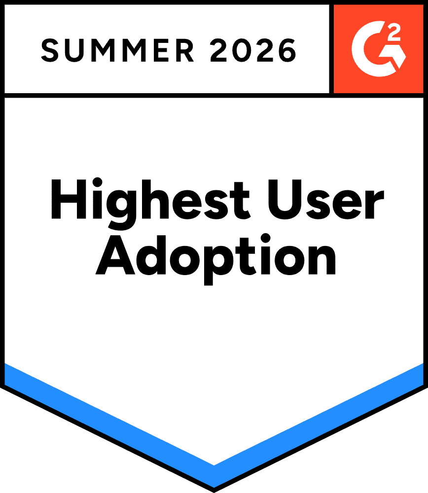 Kindsight Summer 2026 G2 badge for Highest User Adoption