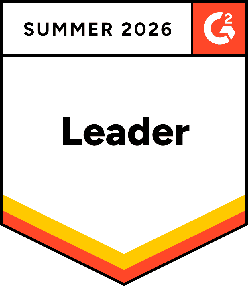 Kindsight Summer 2026 G2 badge for Leader